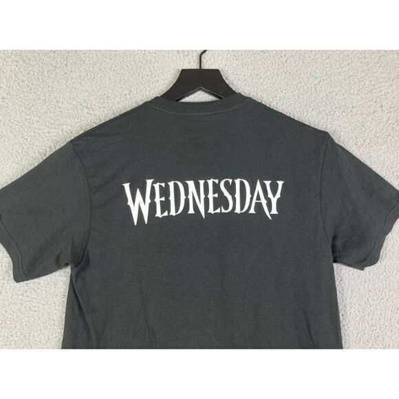 Wednesday Addams T-Shirt Adult‎ Small Black TV Show Short Sleeve Unisex - Picture 10 of 10